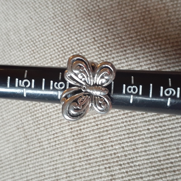 Electroform Sterling Silver Butterfly Ring - Picture 7 of 16